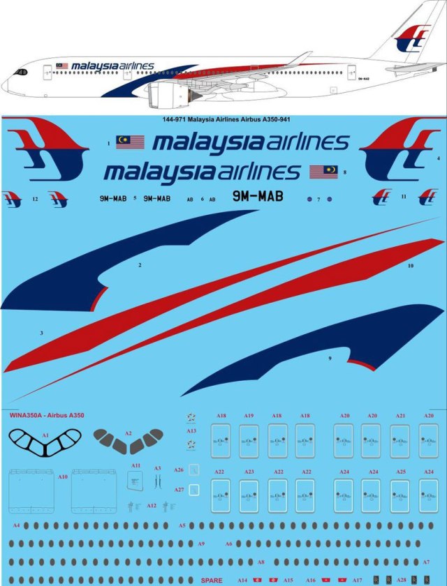 TS44-871-Malaysia_Airbus_A350-900-W