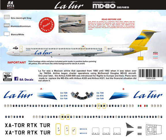8A144-539-LaTur-McDD-MD80-Profile-and-Decal-812-W
