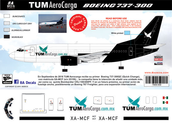 8A-559-Tum-AeroCargo-Boeing-737-300-Profile-and-Decal-812-W