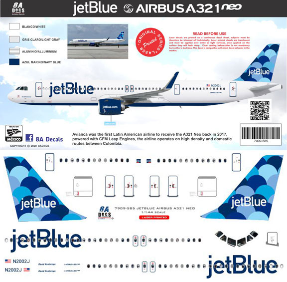 8A-585-JetBlue-A321NEO-Instructions-and-Decal-812-W