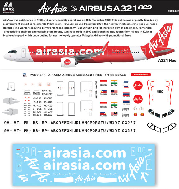 8A-611-Air-Asia-A321NEO-Instructions-and-Decal-812-W