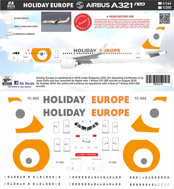 8A-618-Holiday-Europe-A321NEO-Instructions-and-Decal-812-W