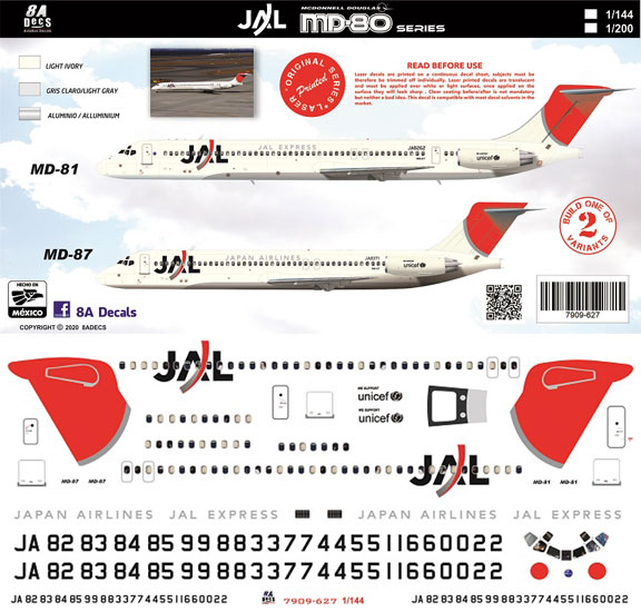 8A-627-Japan-Airlines-MD80-MD87-Profile-and-Decal-812-W